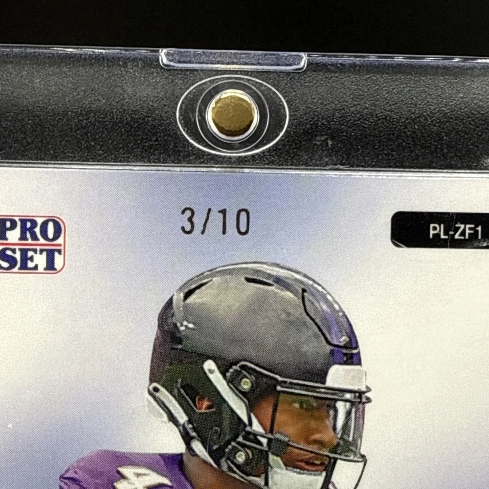 2023 Leaf Pro Set Platinum Zay Flowers RC Auto Purple Mojo SSP /10 - Ravens
